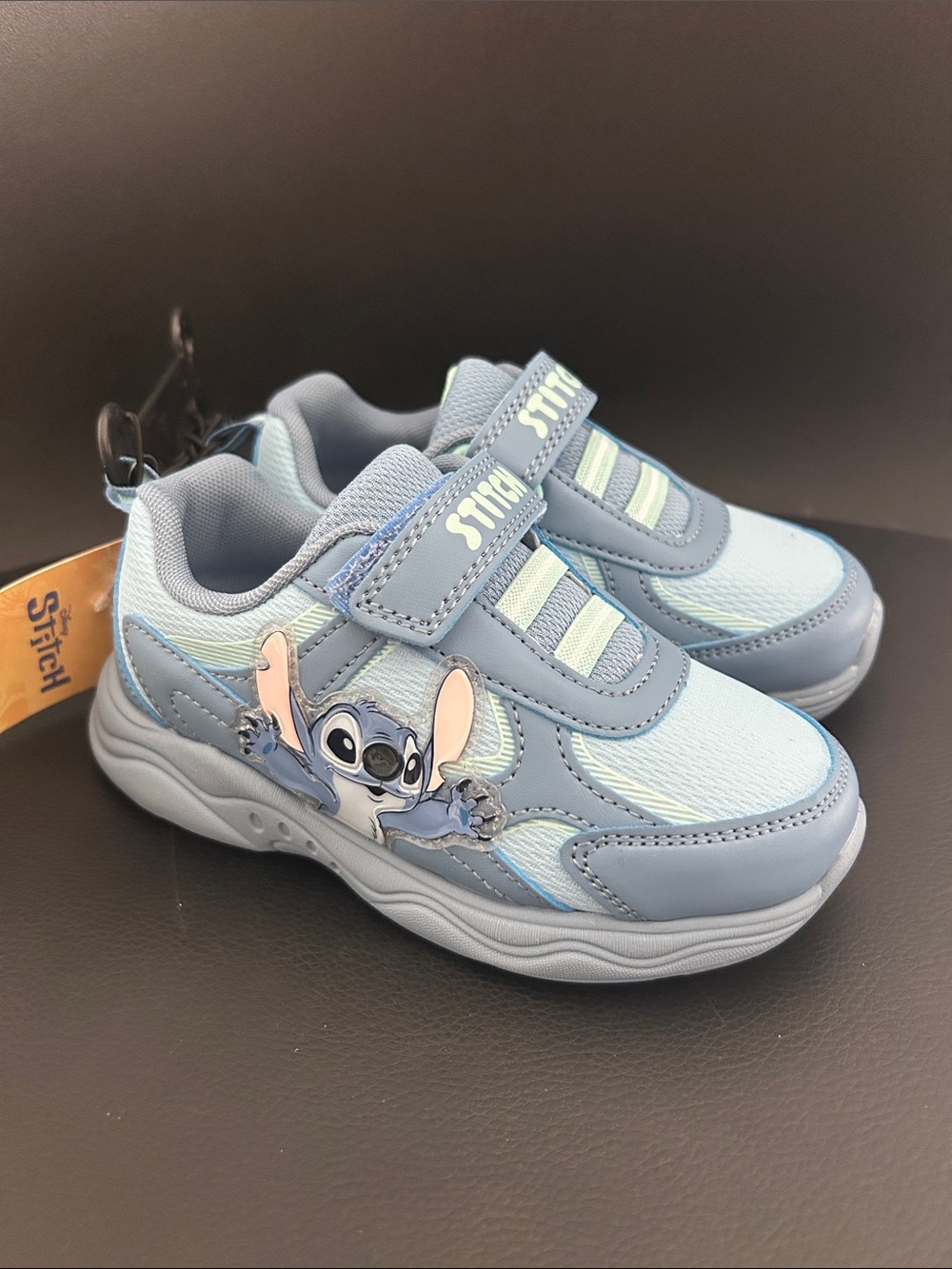NWT 🆕 Disney Stitch Kids Light Blue Athletic Shoes size 10